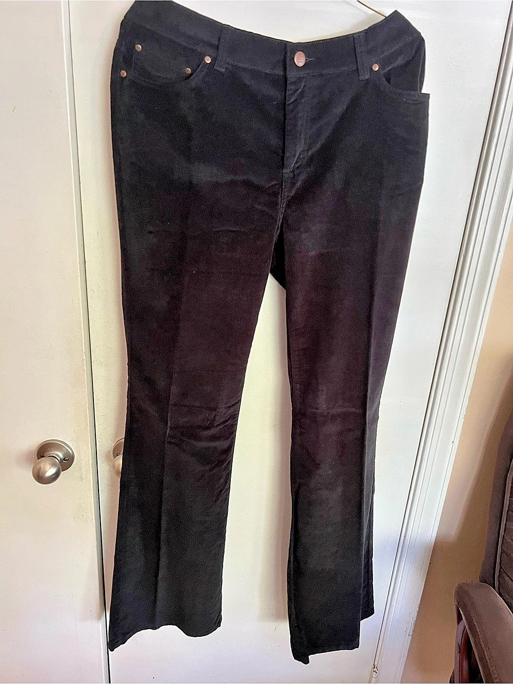 Jockey Black Flare Pants Size 10 NWT